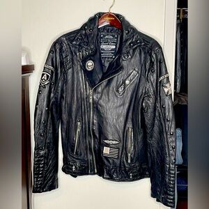 Affliction leather jacket